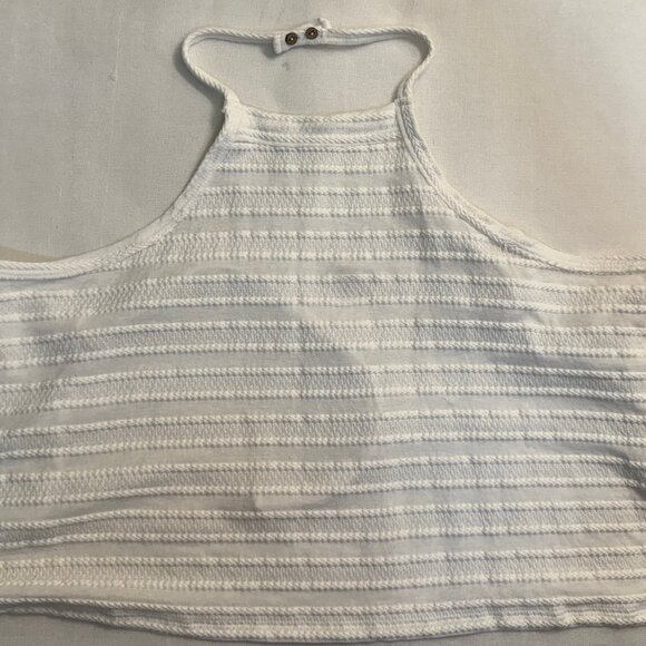 Free People Beach Halter top, White cotton, Size: XS, NWOT - Picture 1 of 5